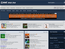 Tablet Screenshot of gamefreefun.com